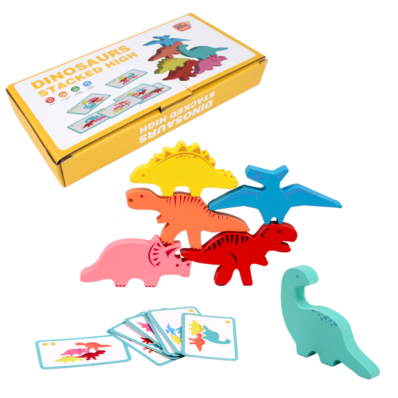 Baby Food Game - Drewniane klocki do budowania dla dzieci