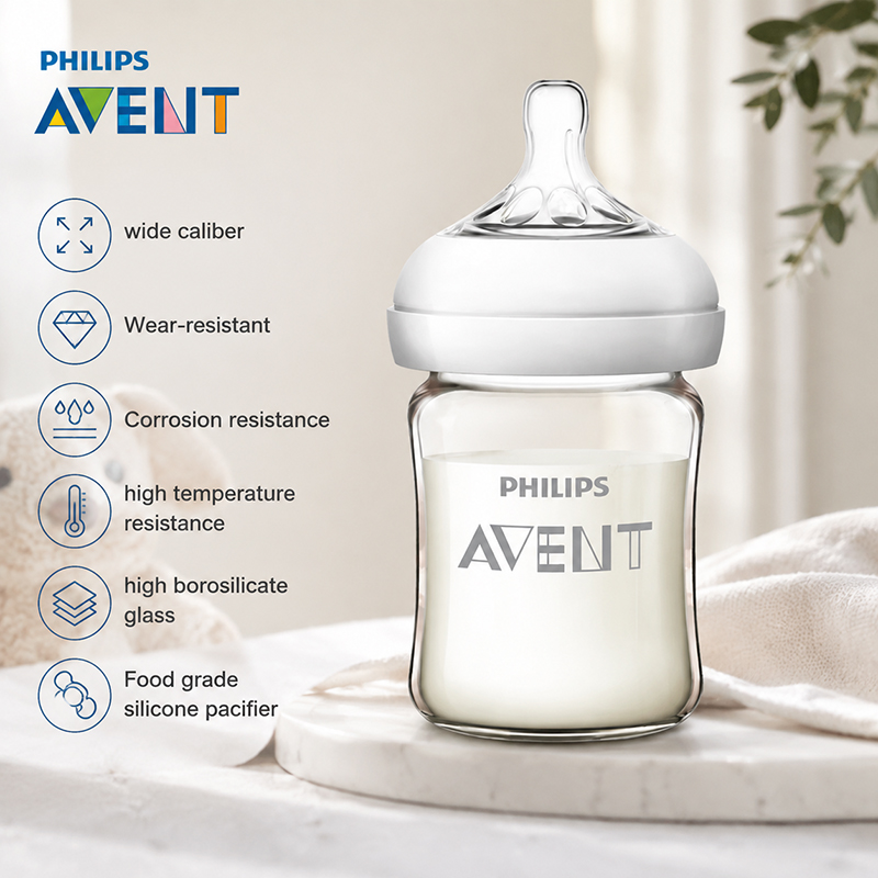 Baby Food Glass - Butelka dla niemowląt Avent SCF678 125ml/160ml