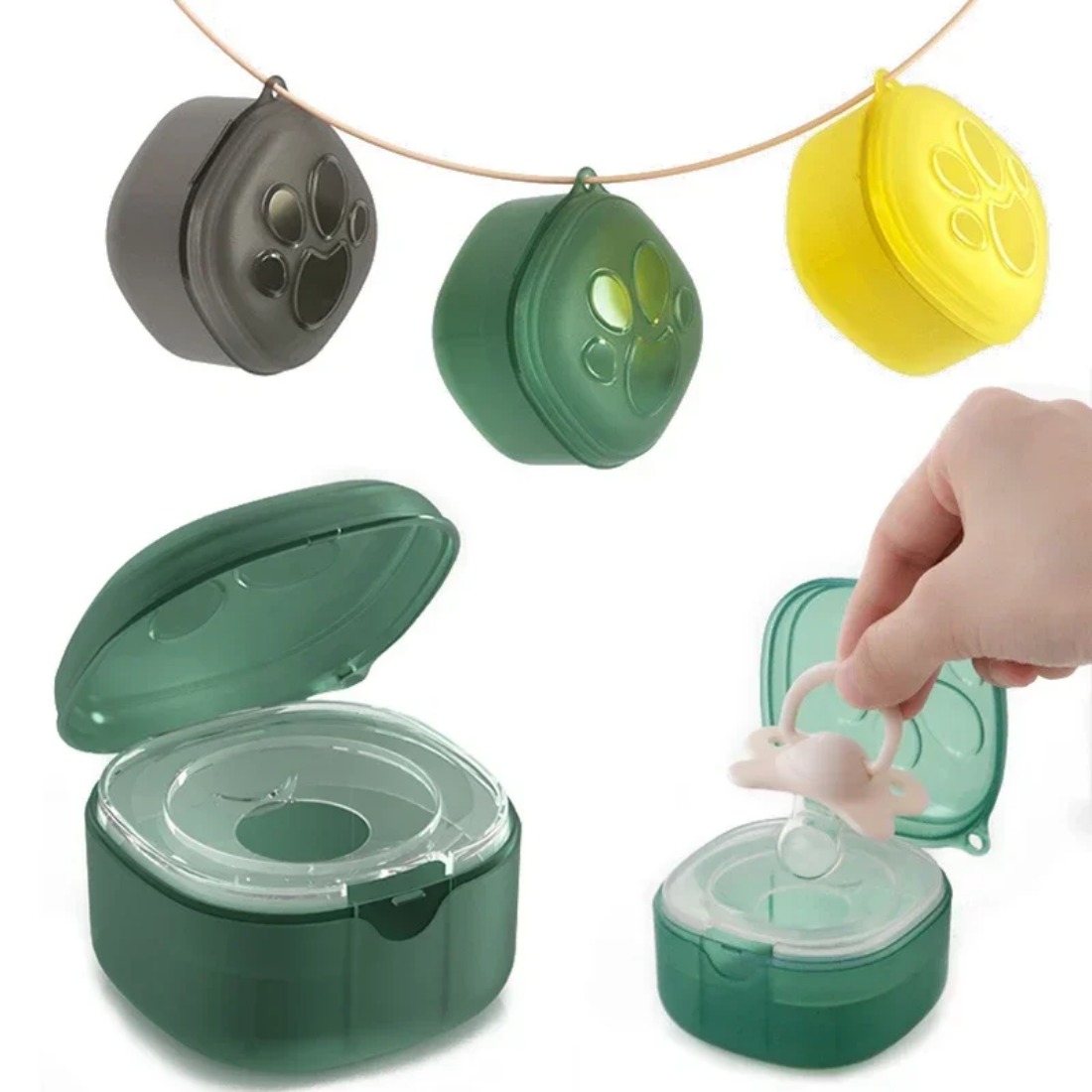 Baby Food Container - Pudełko na smoczek z silikonu spożywczego,