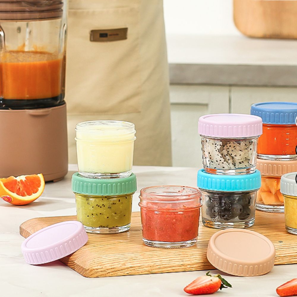 6 szt. Szklanych słoików typu  – Baby Food Glass recenzja i cena