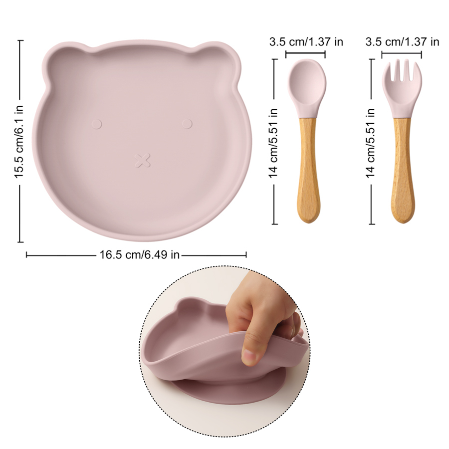 3-częściowy zestaw naczyń sili – Self Feed Spoon recenzja i cena