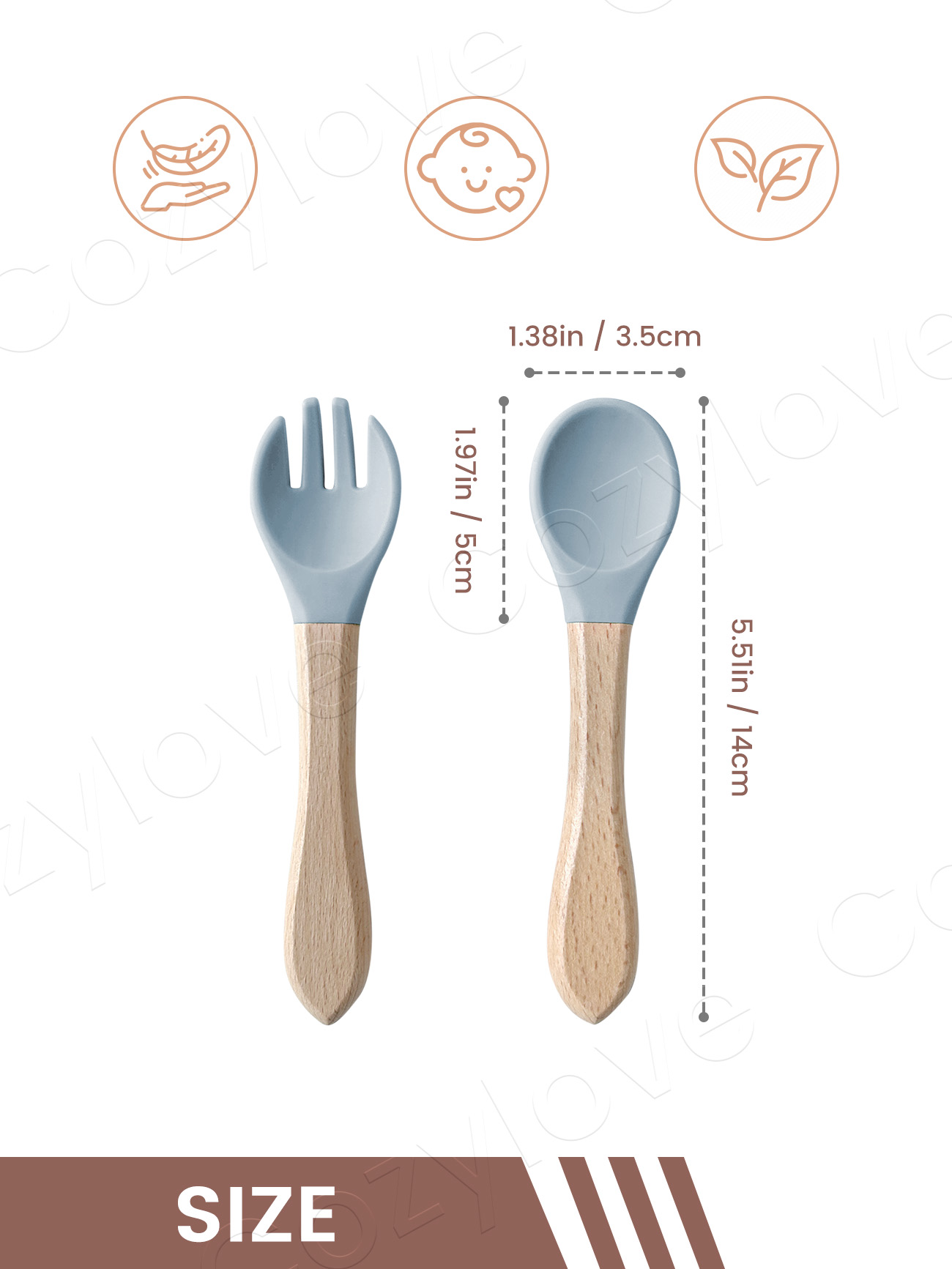 Zestaw silikonowych widelców i – Self Feed Spoon recenzja i cena