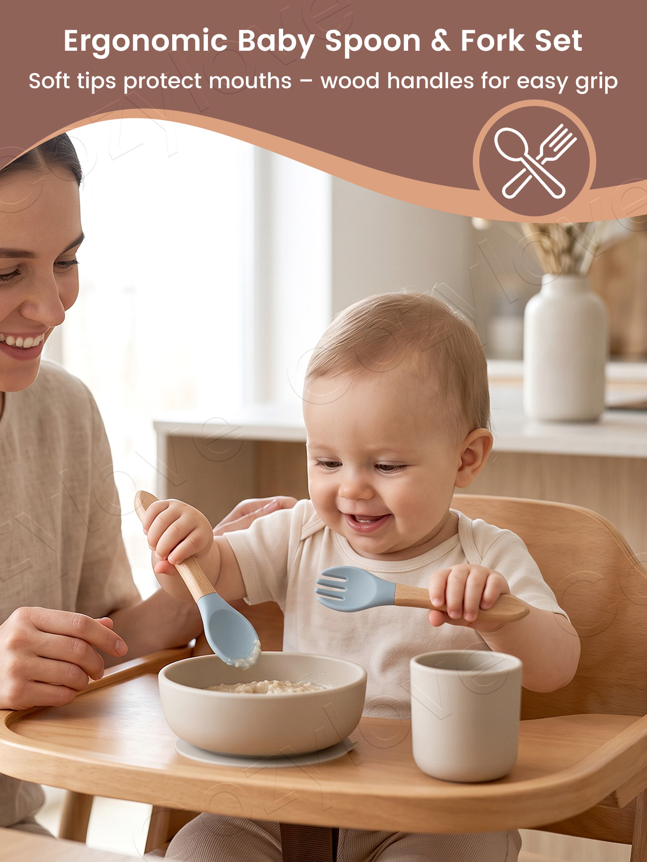 Zestaw silikonowych widelców i – Self Feed Spoon recenzja i cena