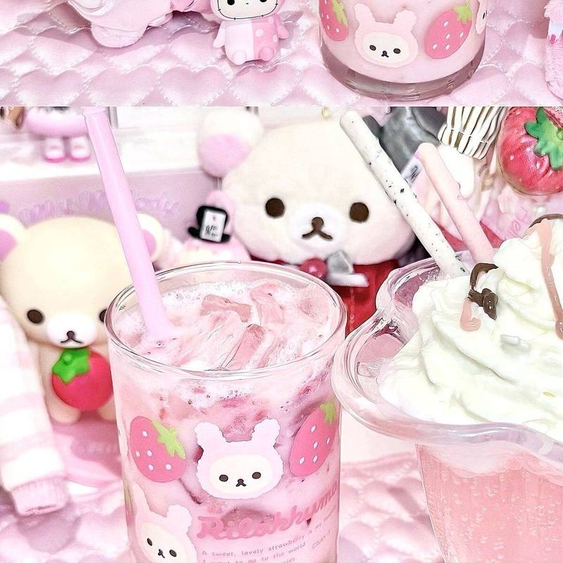 Szklany kubek Rilakkuma, urocz – Baby Food Glass recenzja i cena